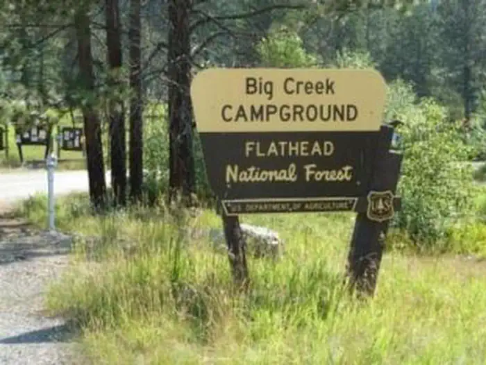 Big Creek Campground (flathead National Forest, Mt)