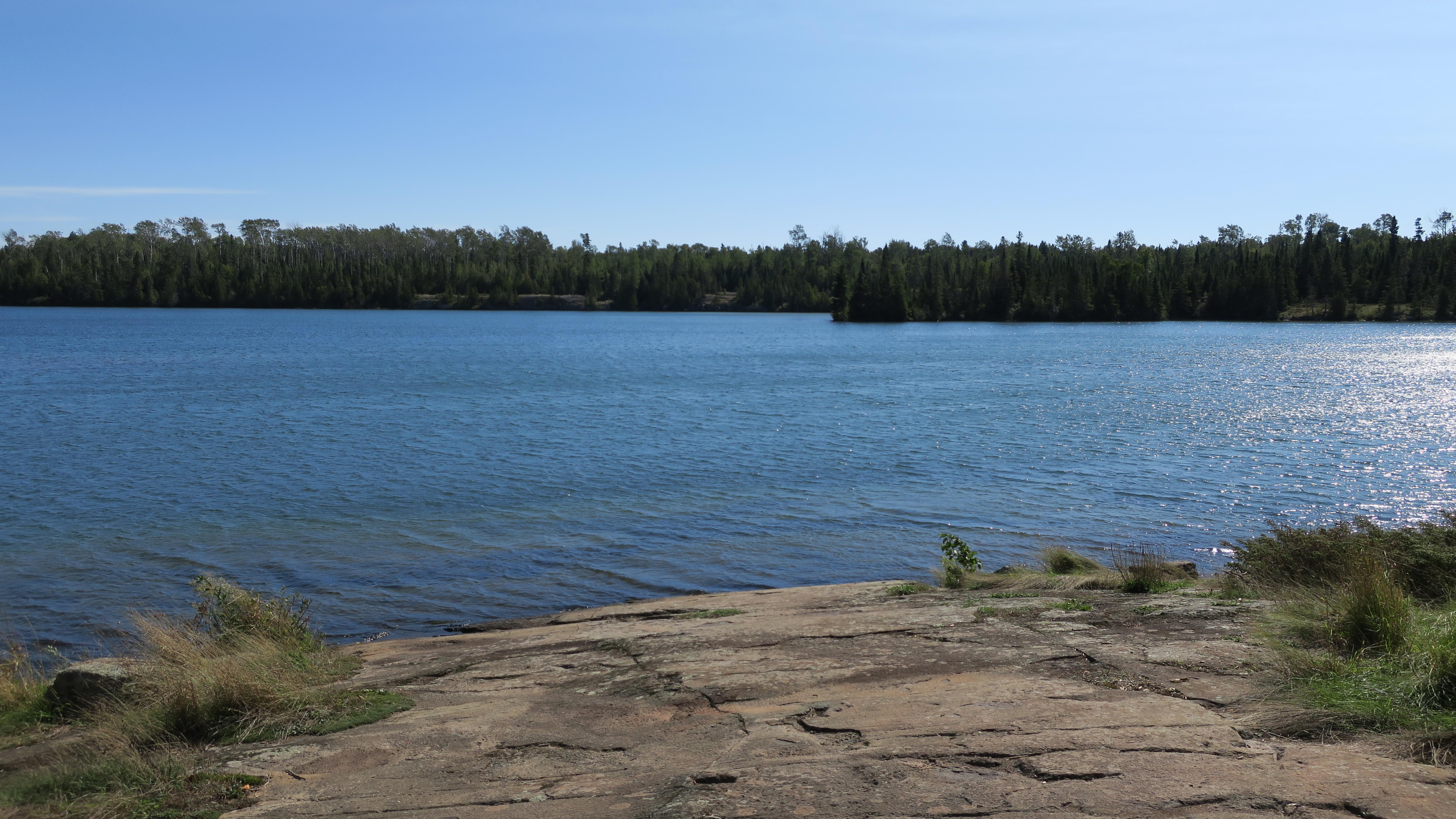 Moskey Basin Campground — Moskey Basin Campground: View from Shelter #4