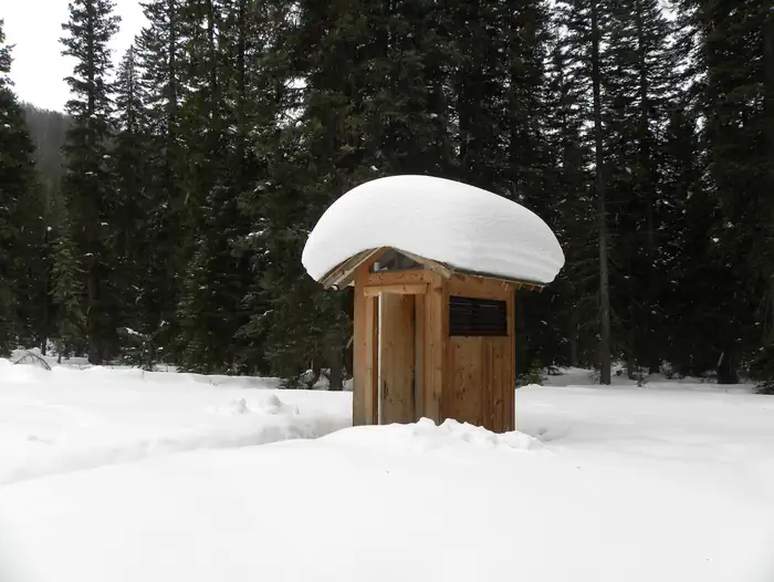 Beaver Creek Cabin (mt) — Outhouse