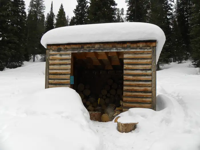 Beaver Creek Cabin (mt) — Firewood Shed (situated next to Beaver Creek Cabin)