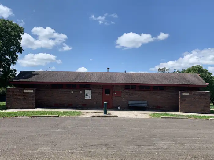 Bloomington East — Shower Building located in Cedar Ridge Campground