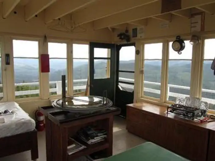 Big Creek Baldy. Lookout Rental β Big Creek Baldy alidade