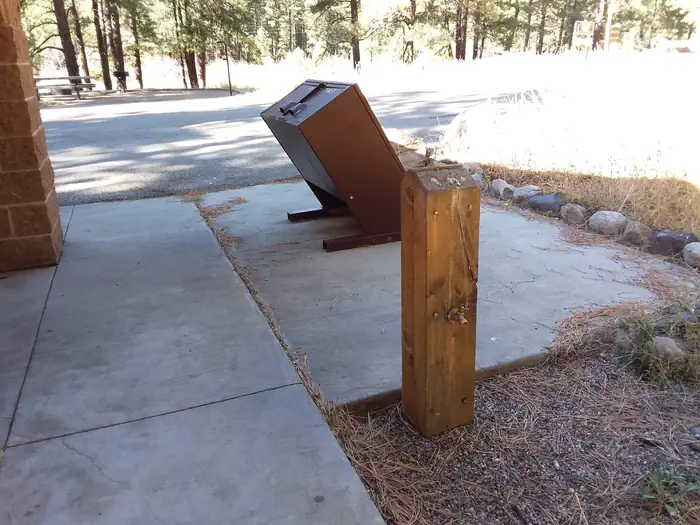 San Antonio Campground — San Antonio Campground Water Sources and Trash Canisters on Site