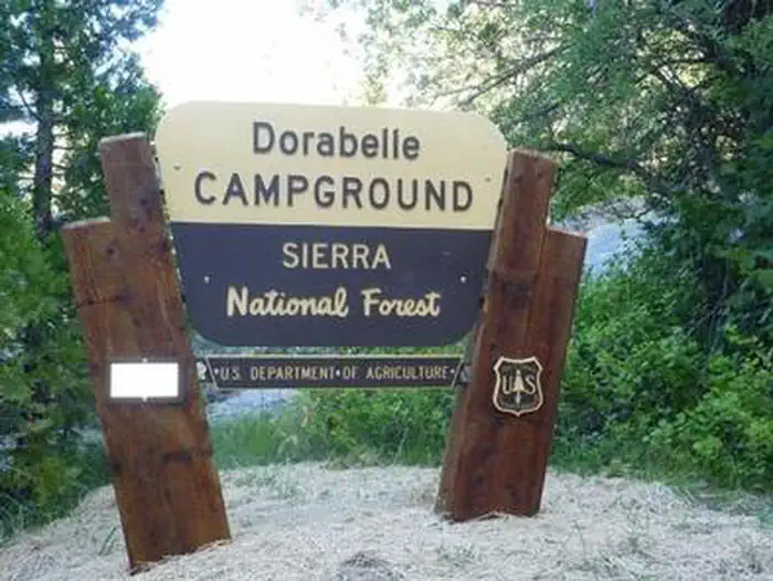 Dorabelle Campground — DORABELLE CAMPGROUND sign