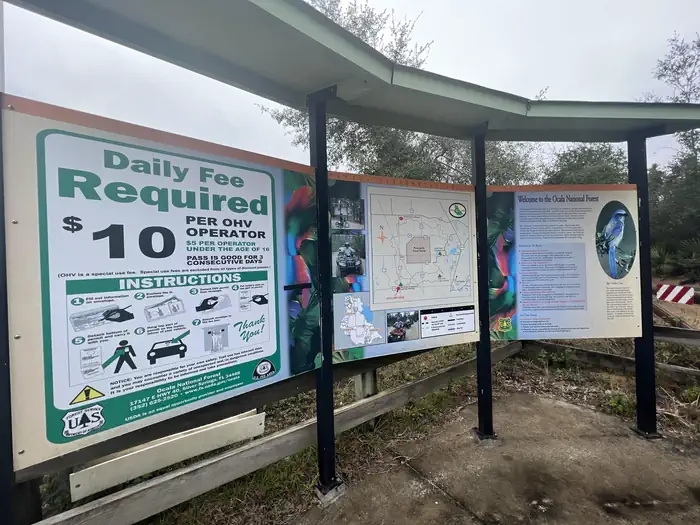 Ocala/Big Scrub — Big Scrub Campground OHV Trailhead