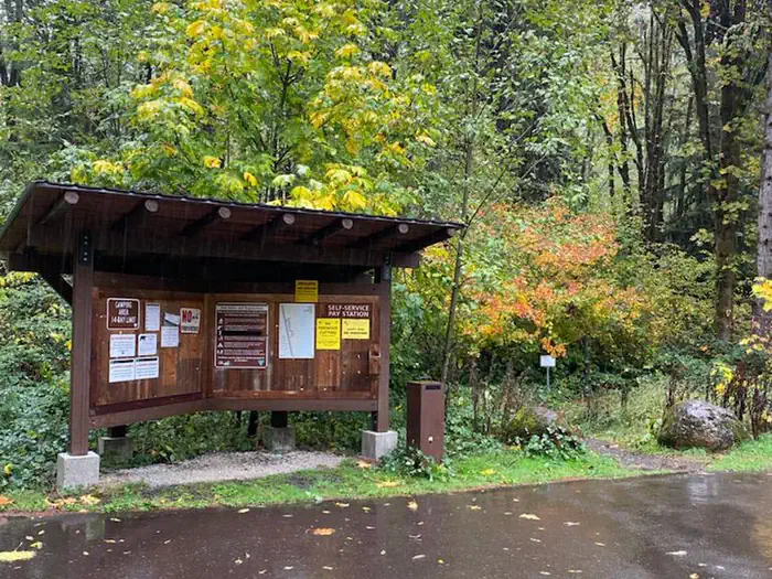 Three Bears Campground — Kiosk