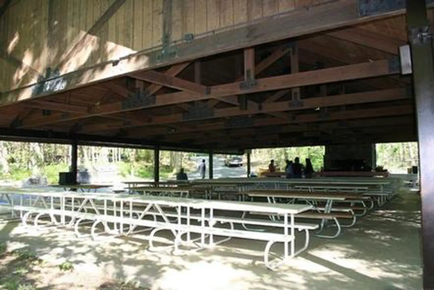 Twin Creeks Picnic Pavilion — TWIN CREEKS PICNIC PAVILION with tables