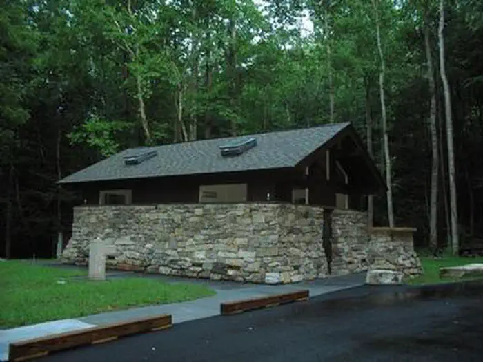 Twin Creeks Picnic Pavilion — TWIN CREEKS PICNIC PAVILION restroom