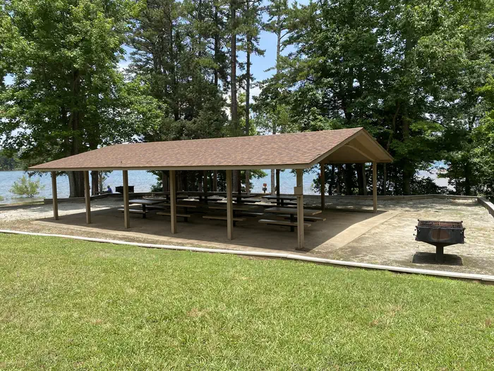 Singing Pines — SINGING PINES Recreation Area Shelter 2 Side View