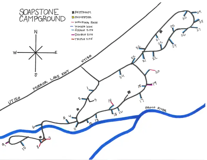 Soapstone — Campground Map