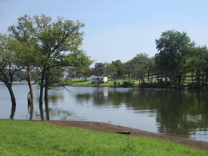 Rocky Point (ft Gibson) — Rocky Point offers a protected cove between the east loop and the west loop of the campground.