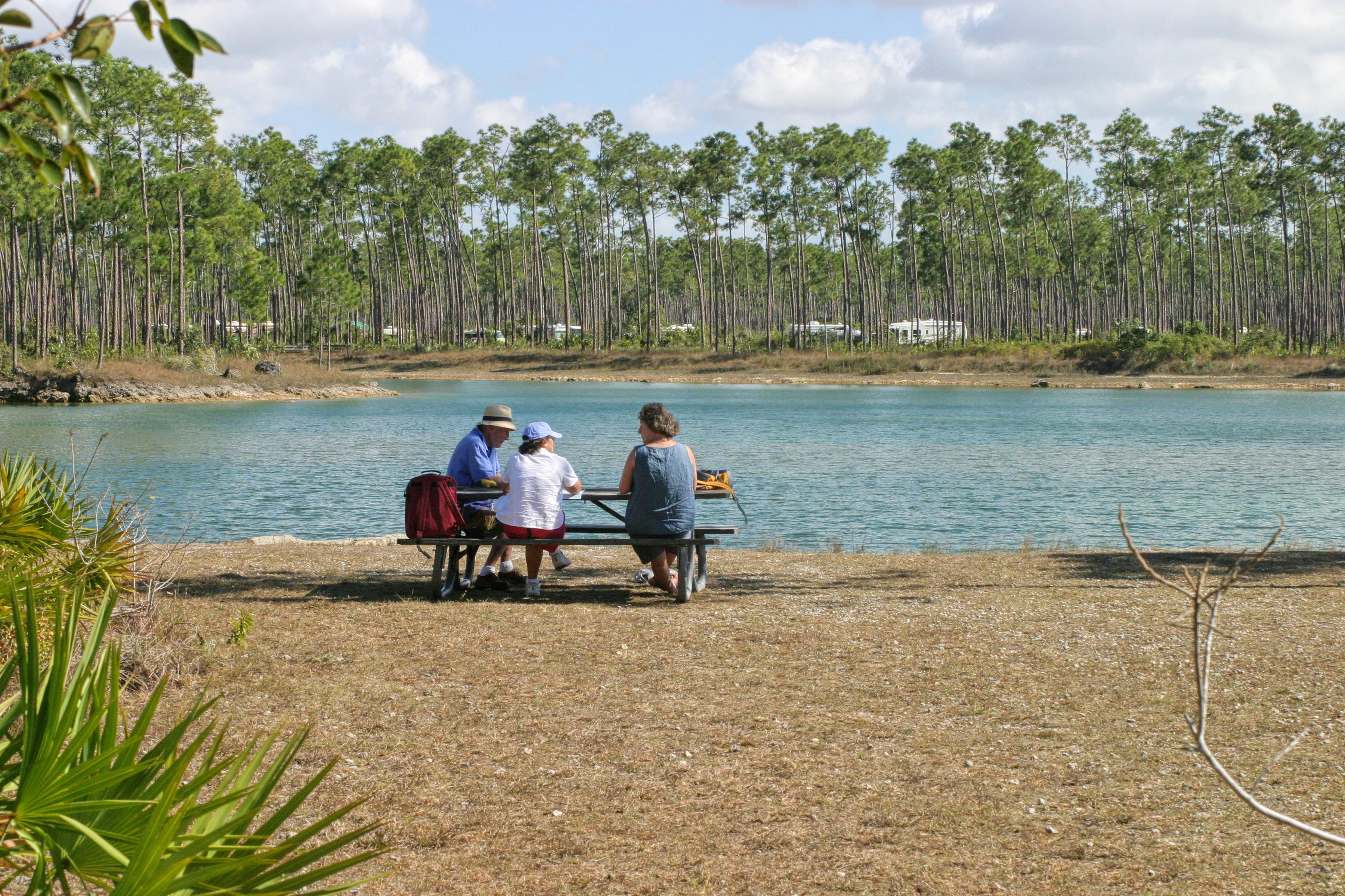 Long Pine Key Campground — Picnic at Long Pine Key