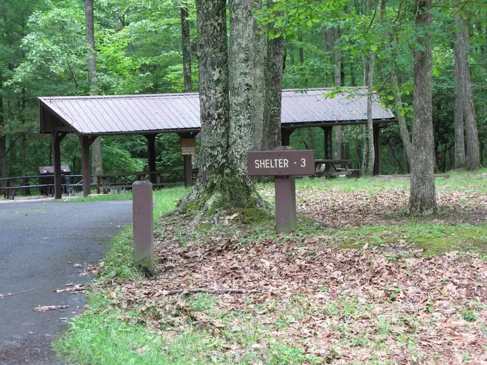 Grandview Sandbar Campground — Grandview Shelter 3