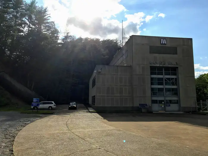 Thunder Rock Campground — Campground entrance just past TVA Ocoee No. 3 Powerhouse