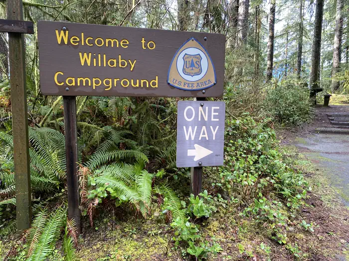 Willaby Campground — A photo of facility WILLABY CAMPGROUND with No Amenities Shown