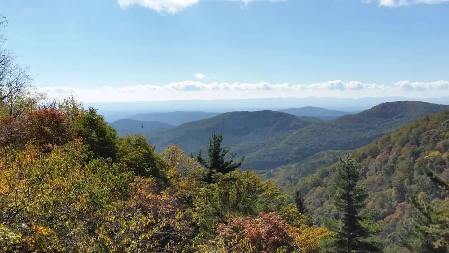 Doughton Park Campground — Bluff Mountain offers great hiking and views.