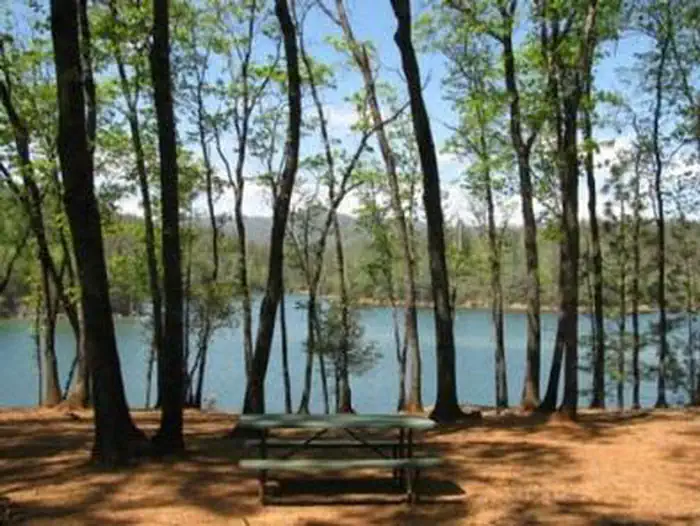 Dry Creek Group Campground (whiskeytown Nra) — View showing the lake