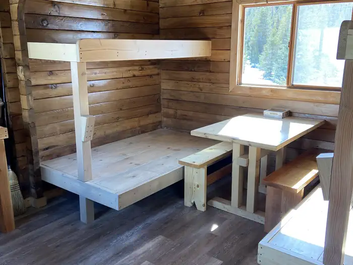 Crescent Saddle Cabin — Bunks