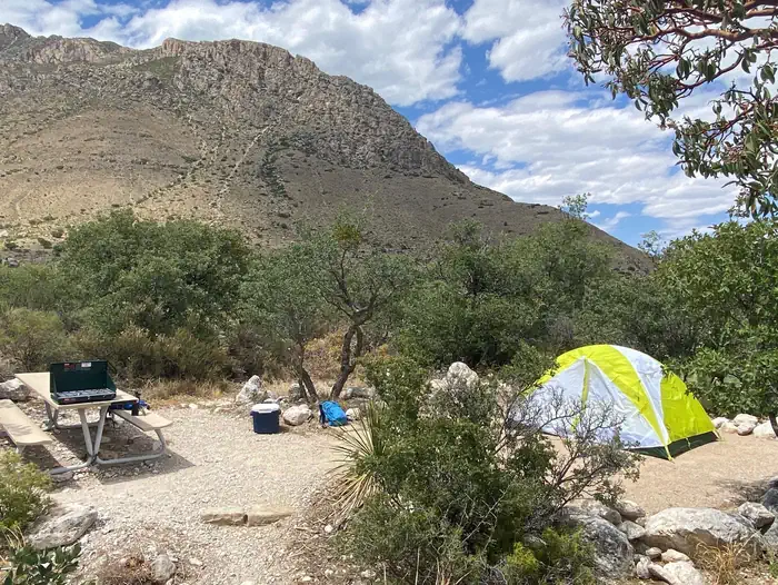 Pine Springs Campground - Guadalupe Mountains National Park