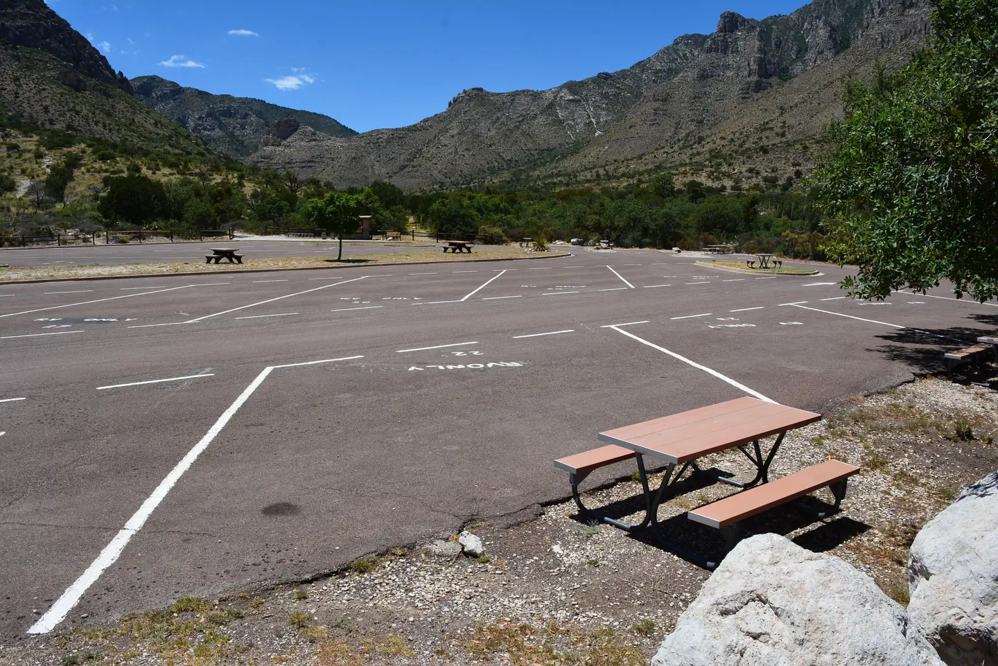 Pine Springs Campground - Guadalupe Mountains National Park
