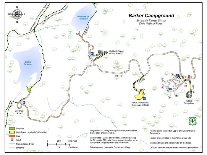 Dixie National Forest Barker Recreation Area