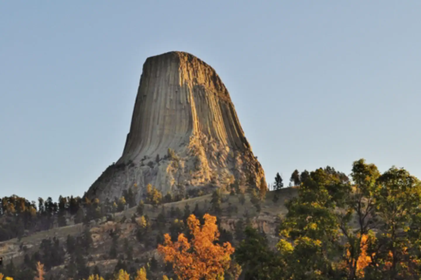 Devils Tower National Monument — Fall at Devils Tower