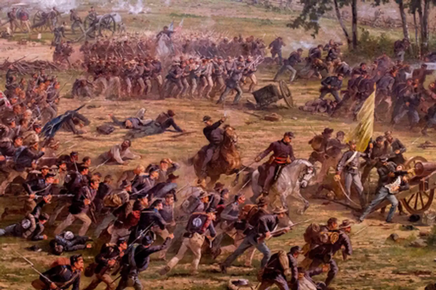 Gettysburg National Military Park — The Cyclorama painting