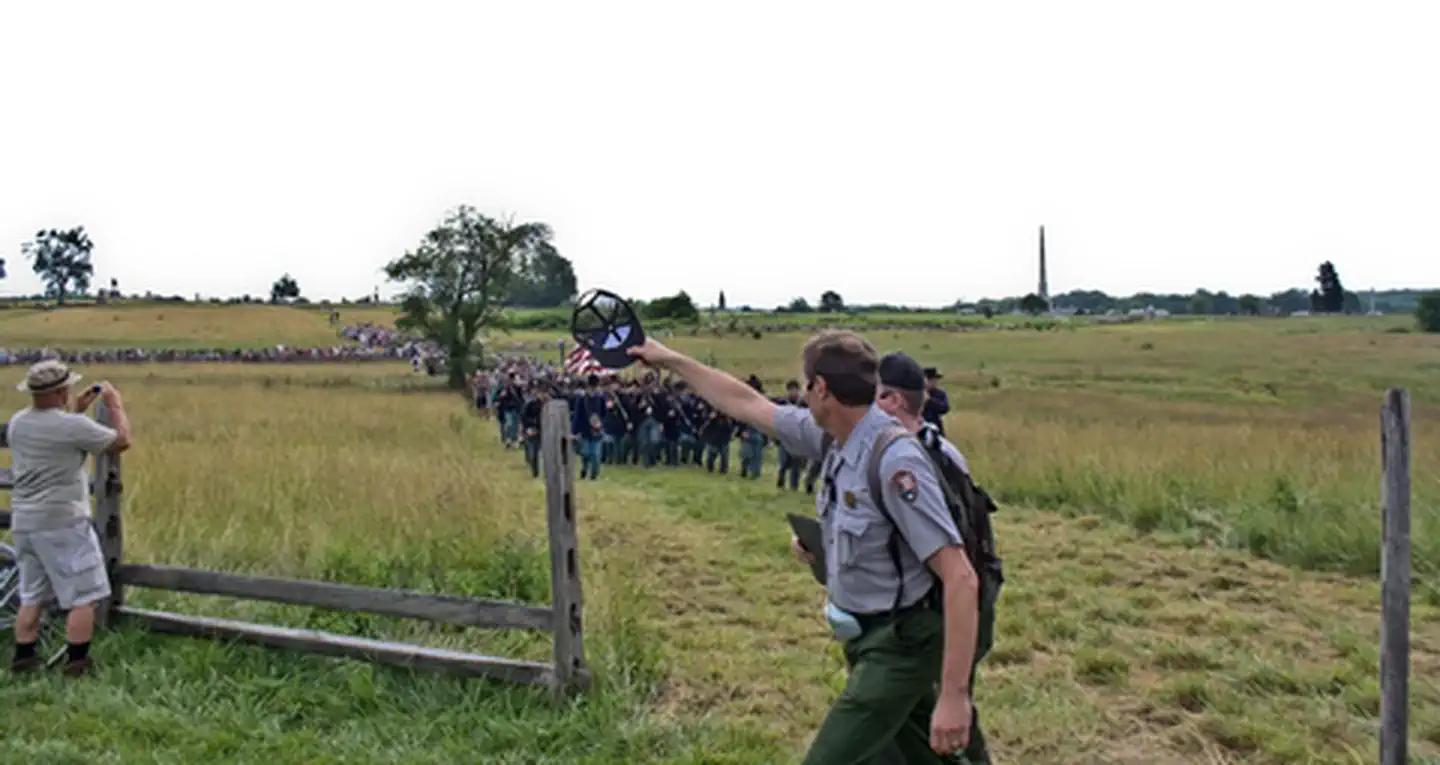 Gettysburg National Military Park — A ranger-led interpretive program