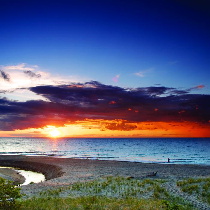 Indiana Dunes National Park — Sunset at Indiana Dunes National Park