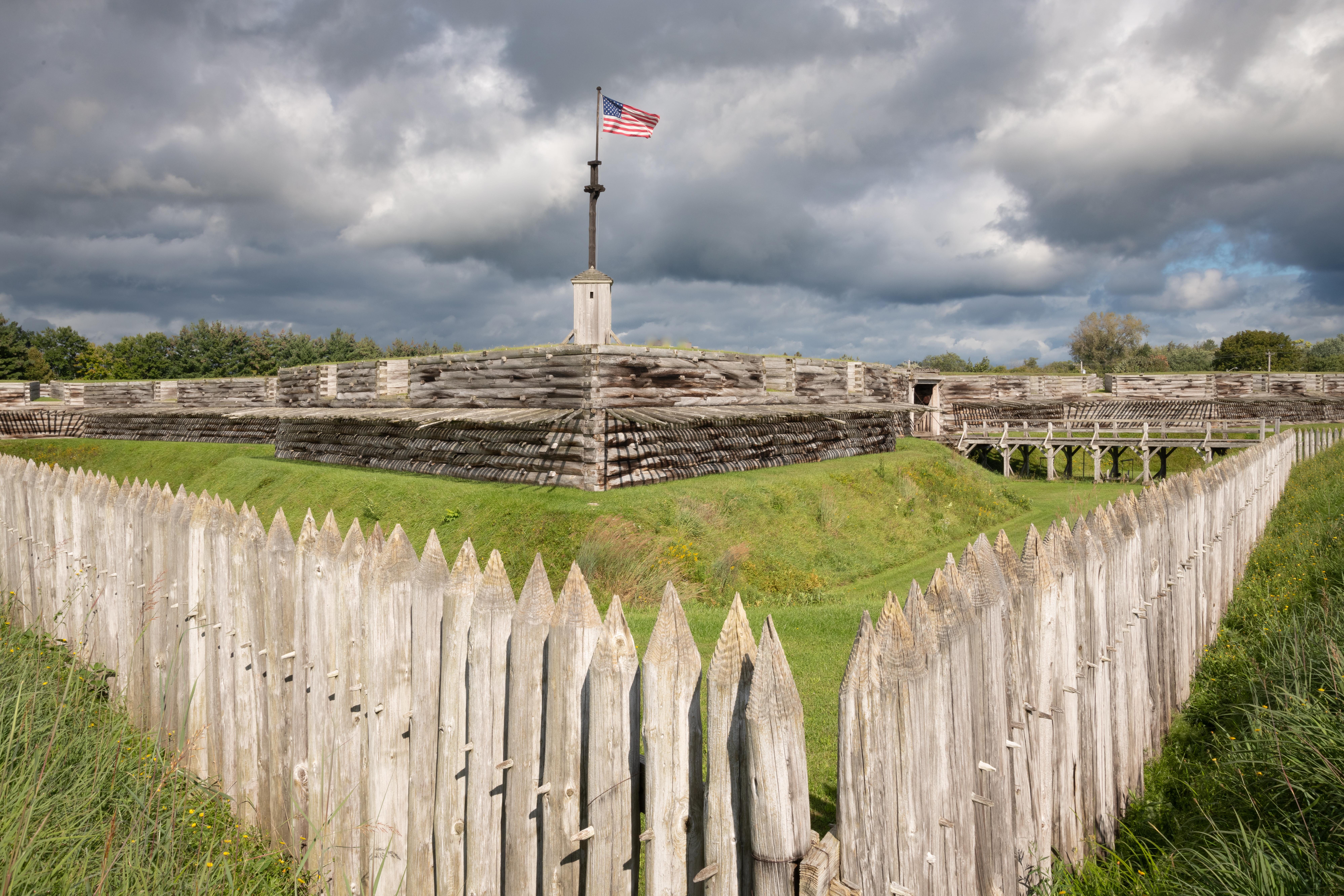 Fort Stanwix National Monument — A Cloudy Day at Fort Stanwix