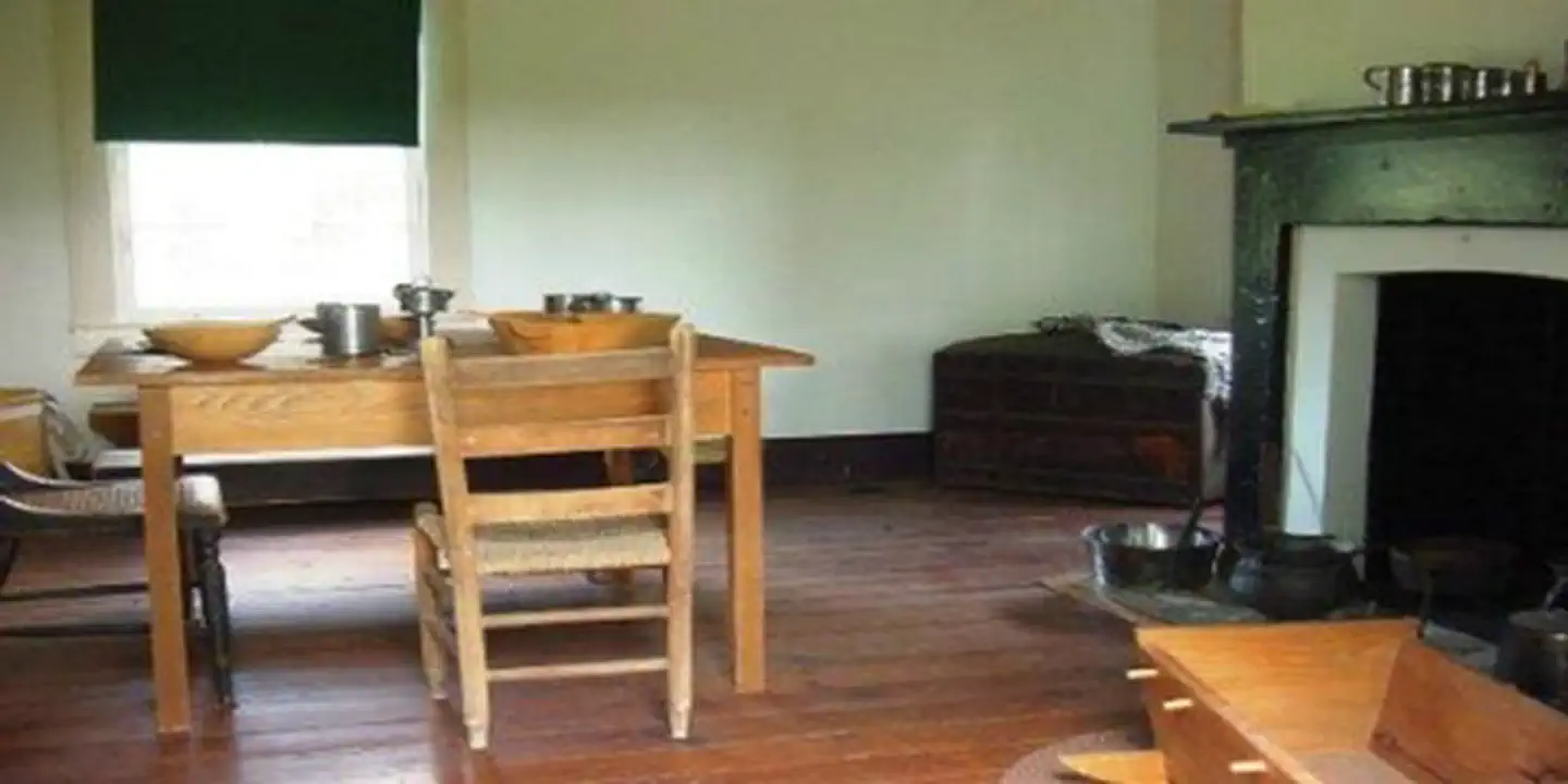 Natchez National Historical Park — Inside Melrose Slave Cabin
