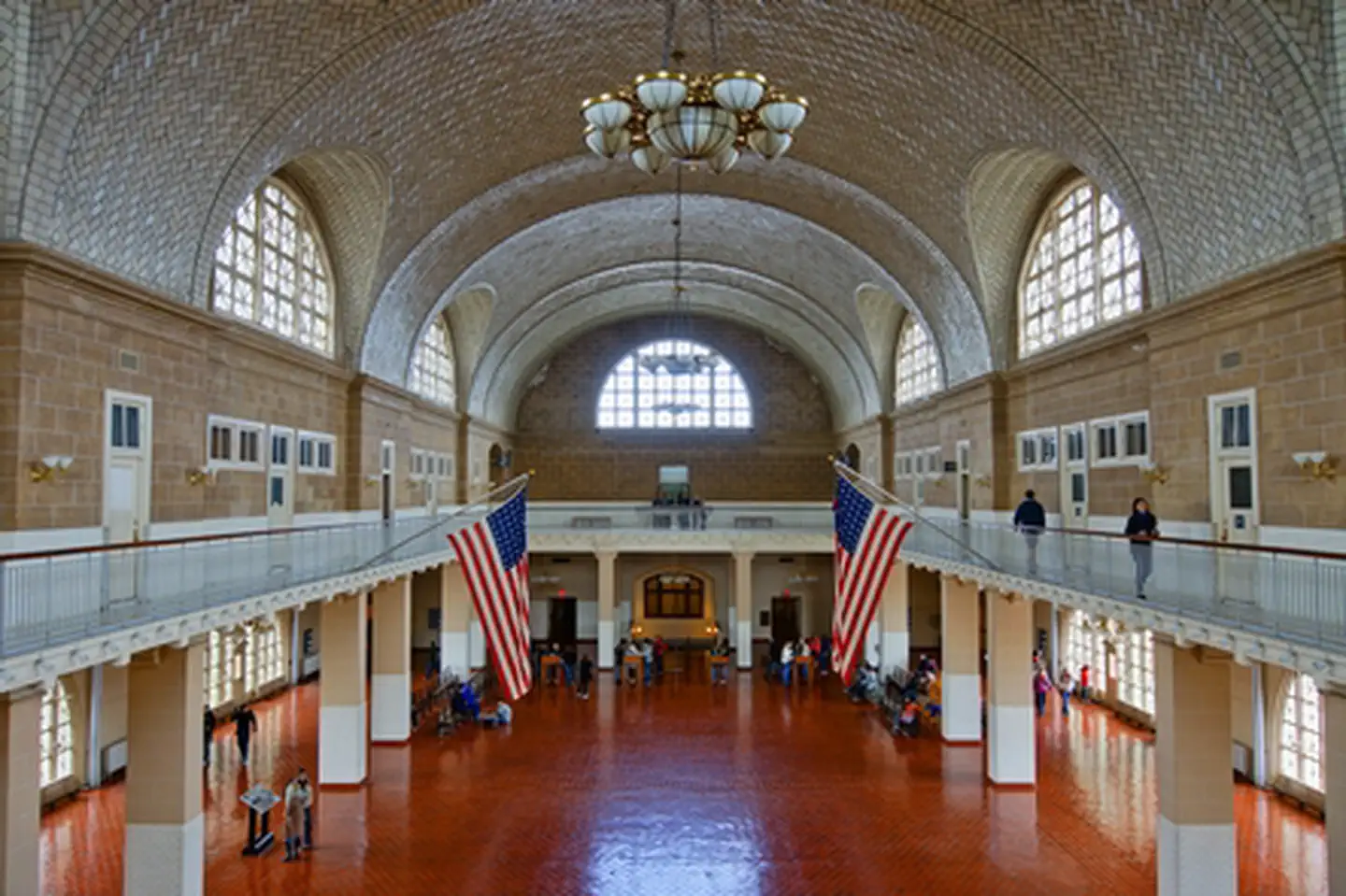 Ellis Island Part of Statue of Liberty National Monument — Ellis Island's Registry Room