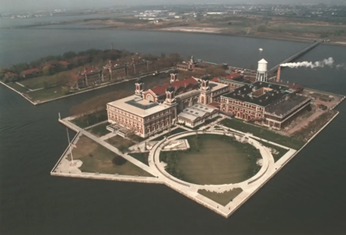 Ellis Island Part of Statue of Liberty National Monument — Bird's Eye View of Ellis Island