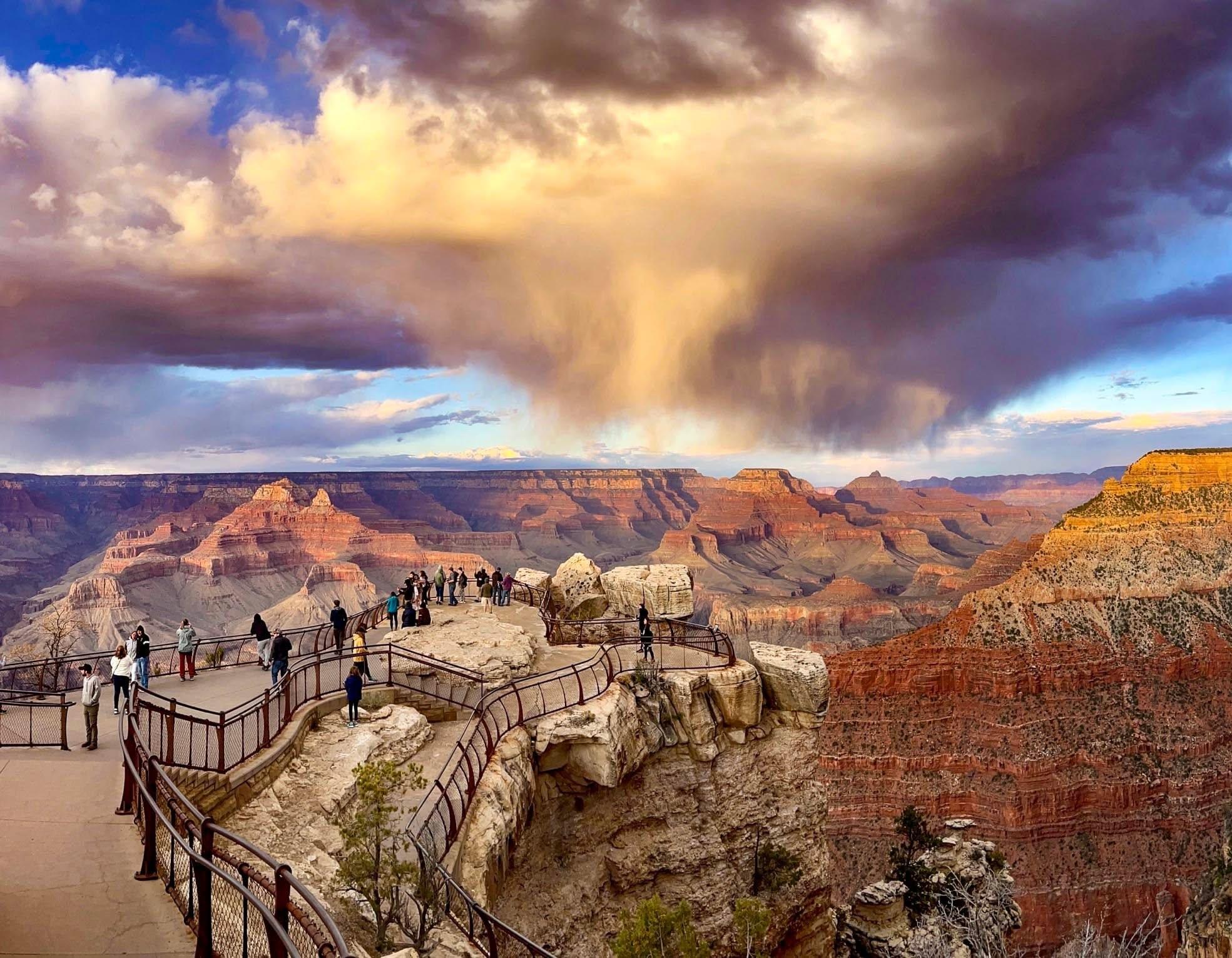 Grand Canyon National Park — Sunset from Mather Point