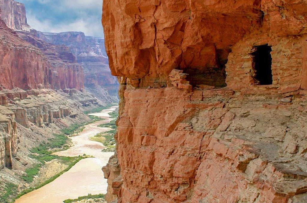 Grand Canyon National Park — Ancestral granary at Nankoweap