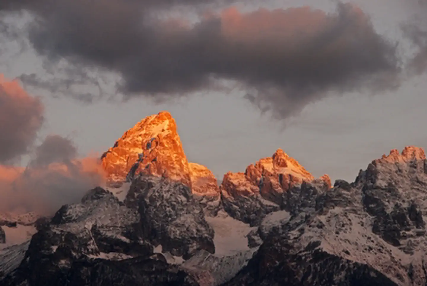 Grand Teton National Park — Winter Sunrise on the Teton Range