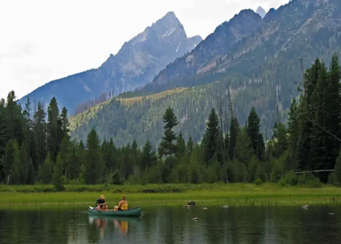 Grand Teton National Park — String Lake Canoes
