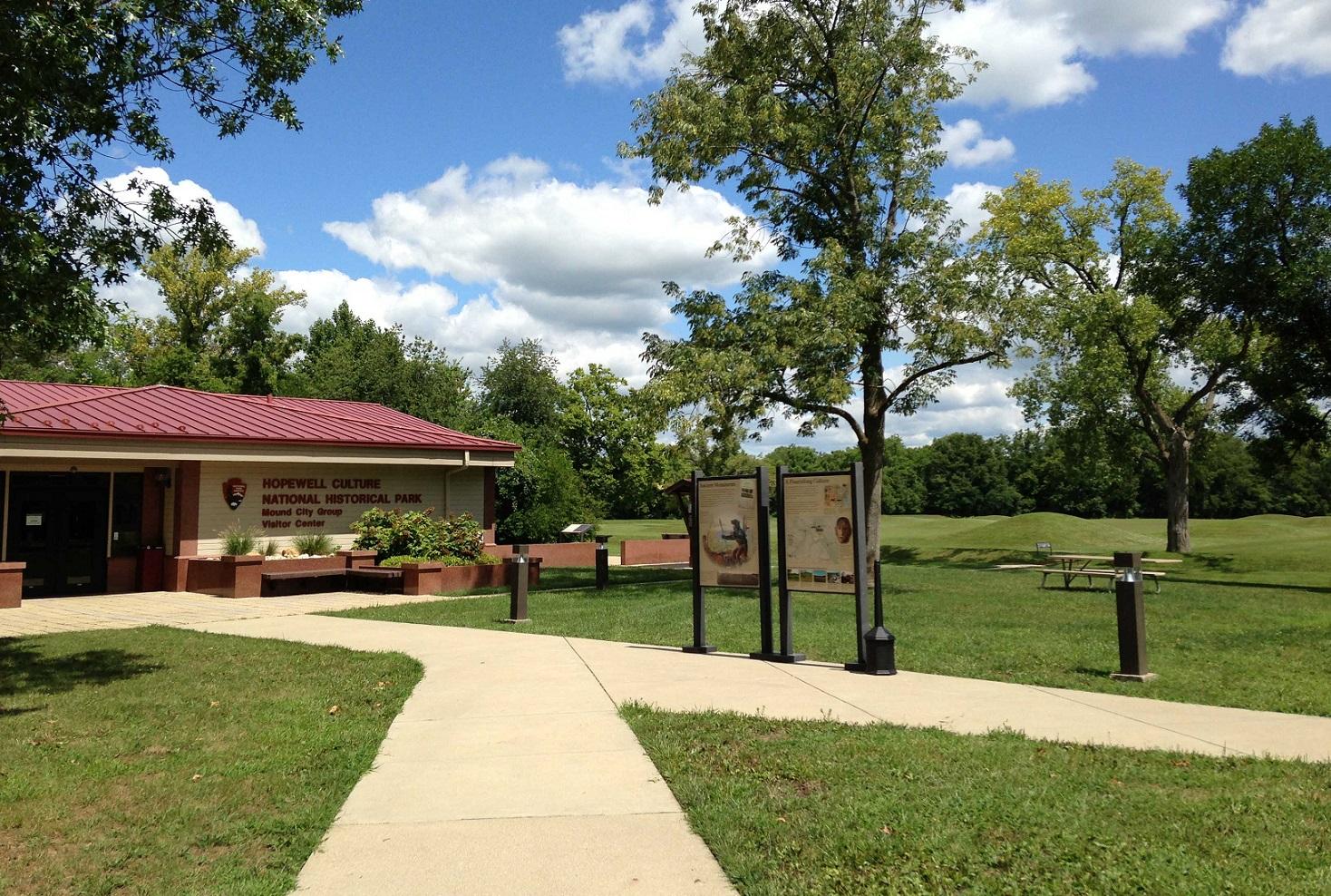 Hopewell Culture National Historical Park — The Mound City Group visitor center