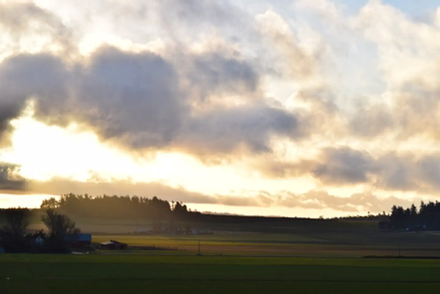 Ebey's Landing National Historical Reserve — Sunrise Over a Prairie Farm