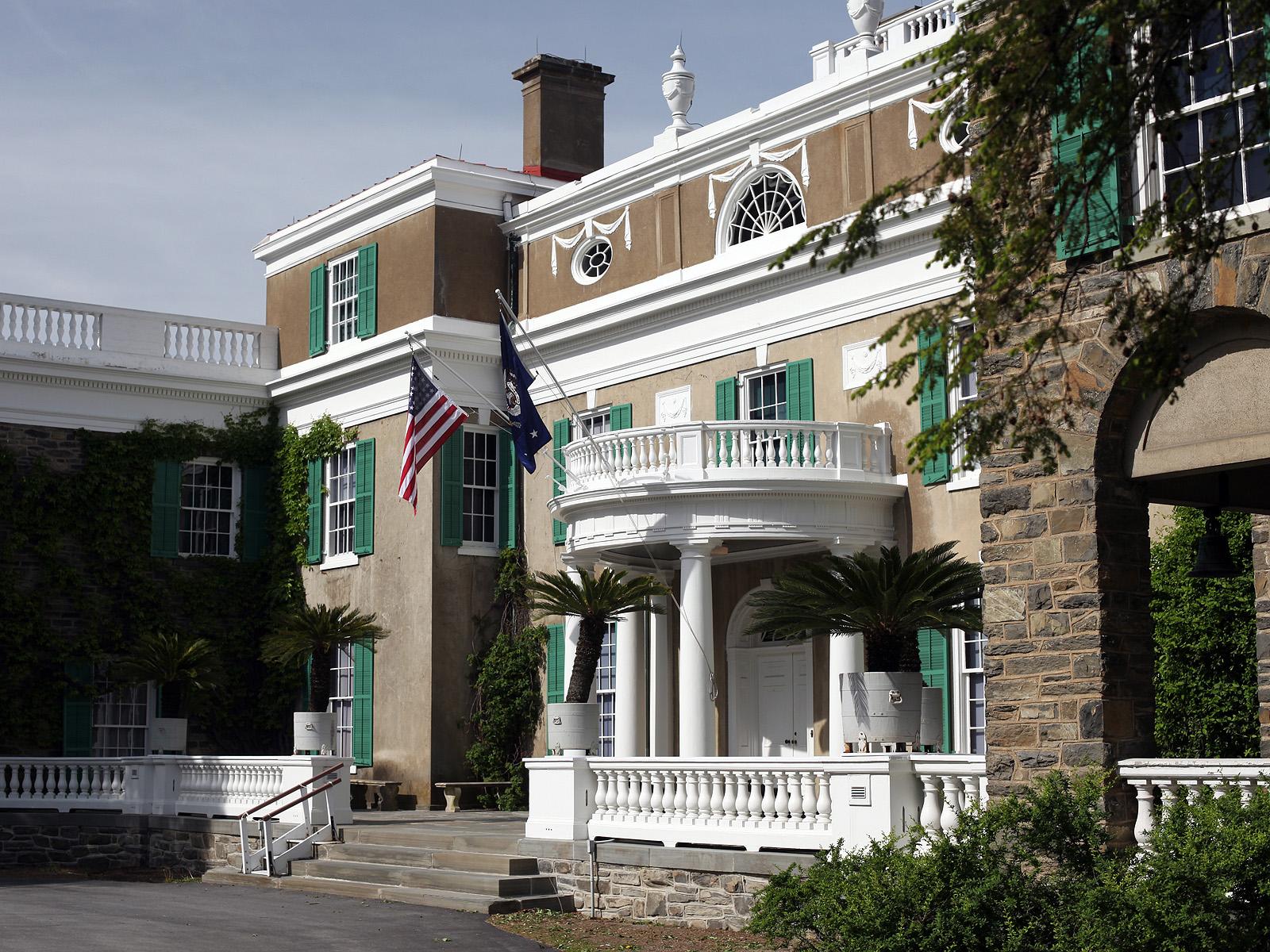 Home Of Franklin D Roosevelt National Historic Site — East Terrace of Springwood