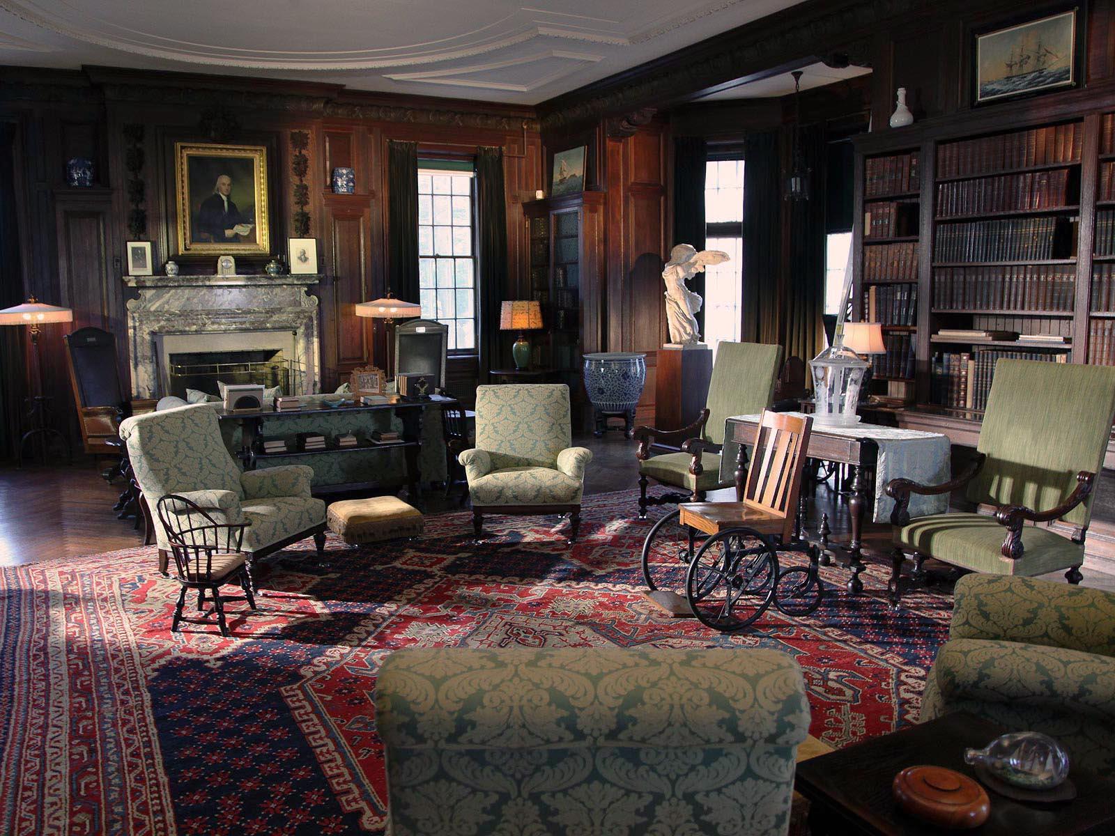 Home Of Franklin D Roosevelt National Historic Site — The Living Room at Springwood
