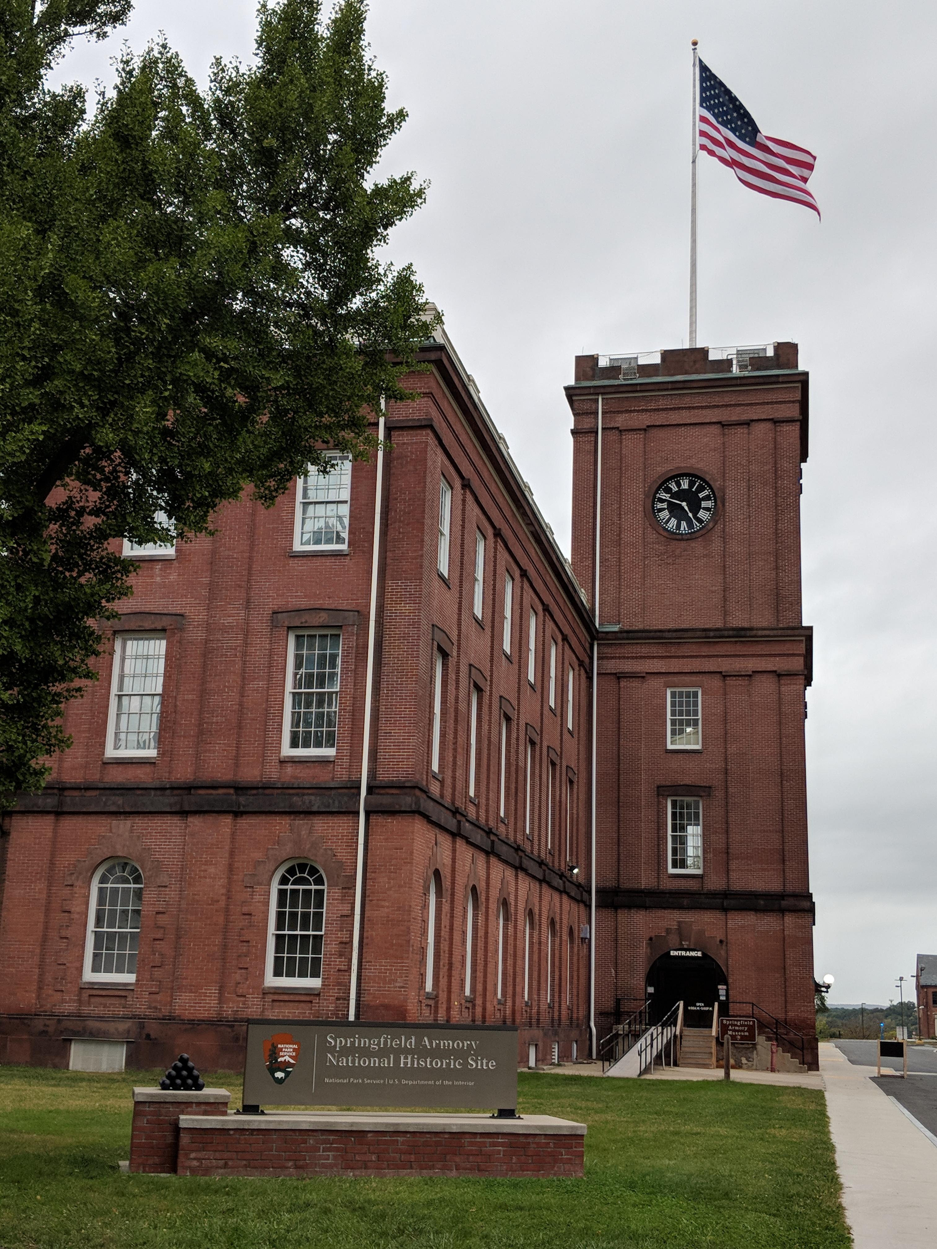 Springfield Armory National Historic Site — Springfield Armory Clock Tower