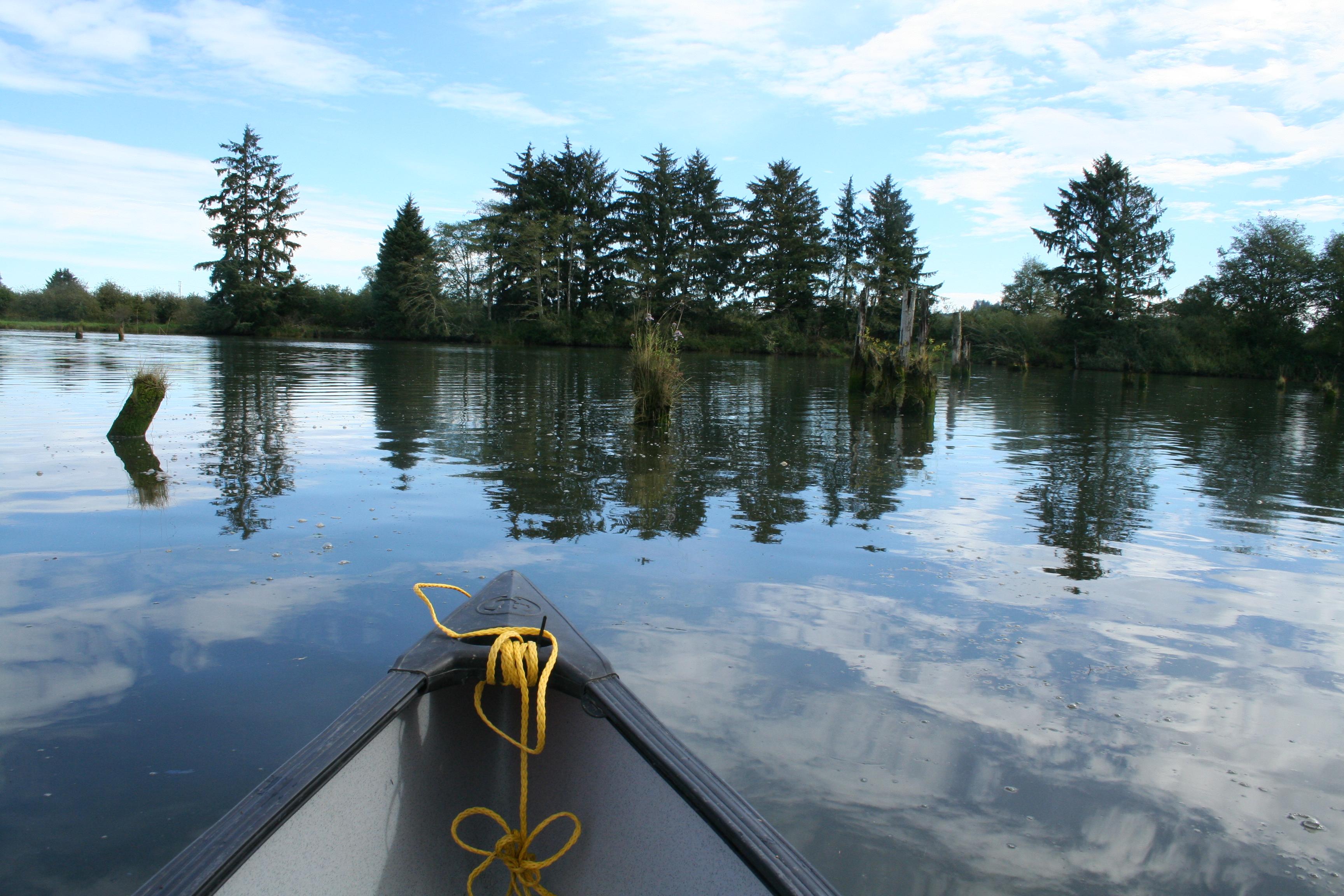 Lewis and Clark National Historical Park — Canoe Bow on the Netul River