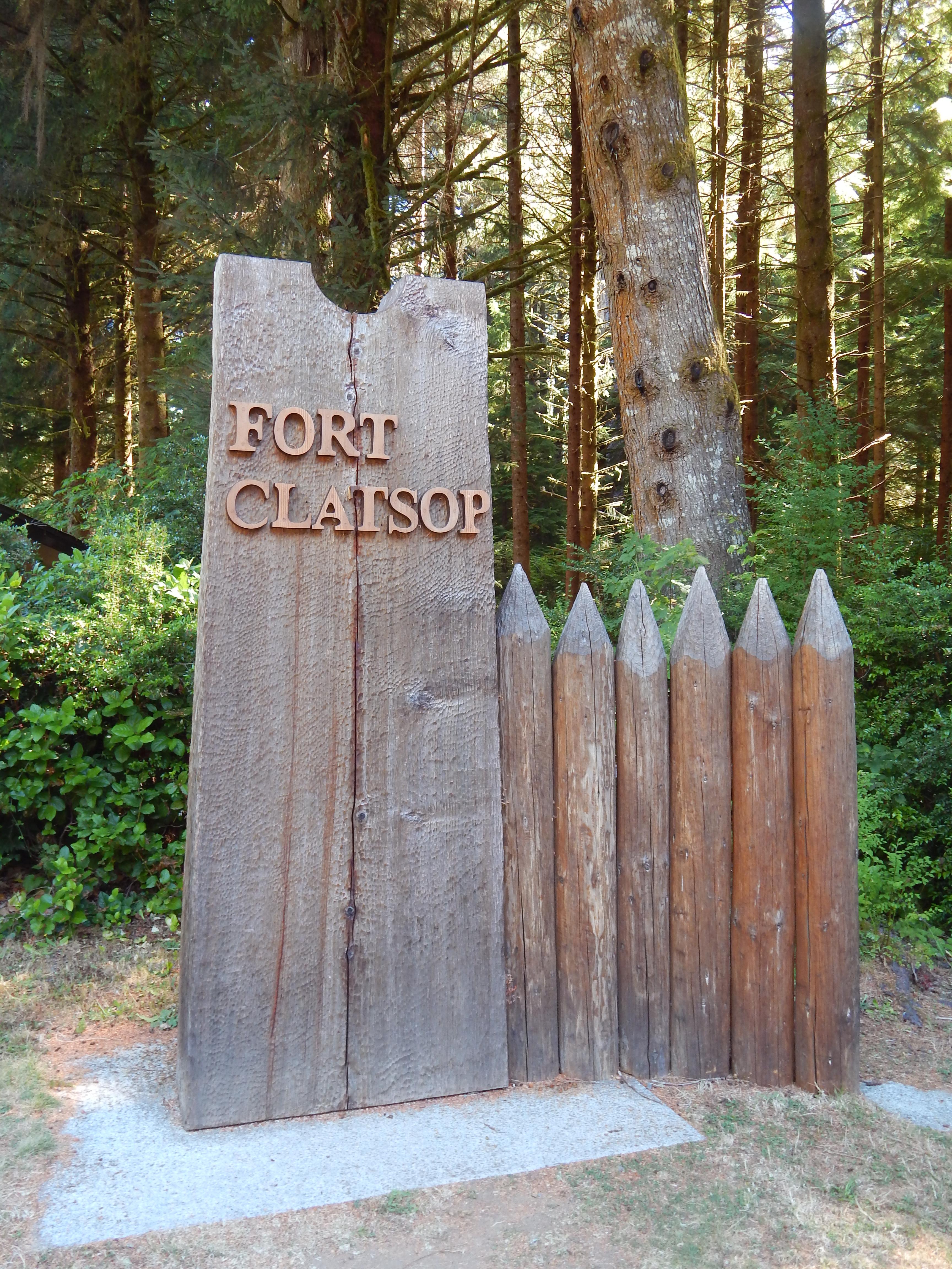 Lewis and Clark National Historical Park — Fort Clatsop Main Entrance Sign