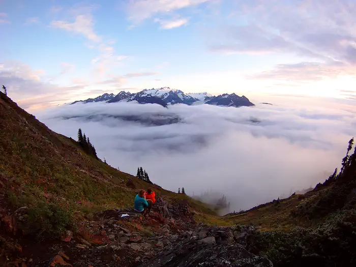 Olympic National Park — Mountain Sunset