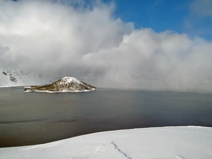 Crater Lake National Park — Clouds in the Caldera