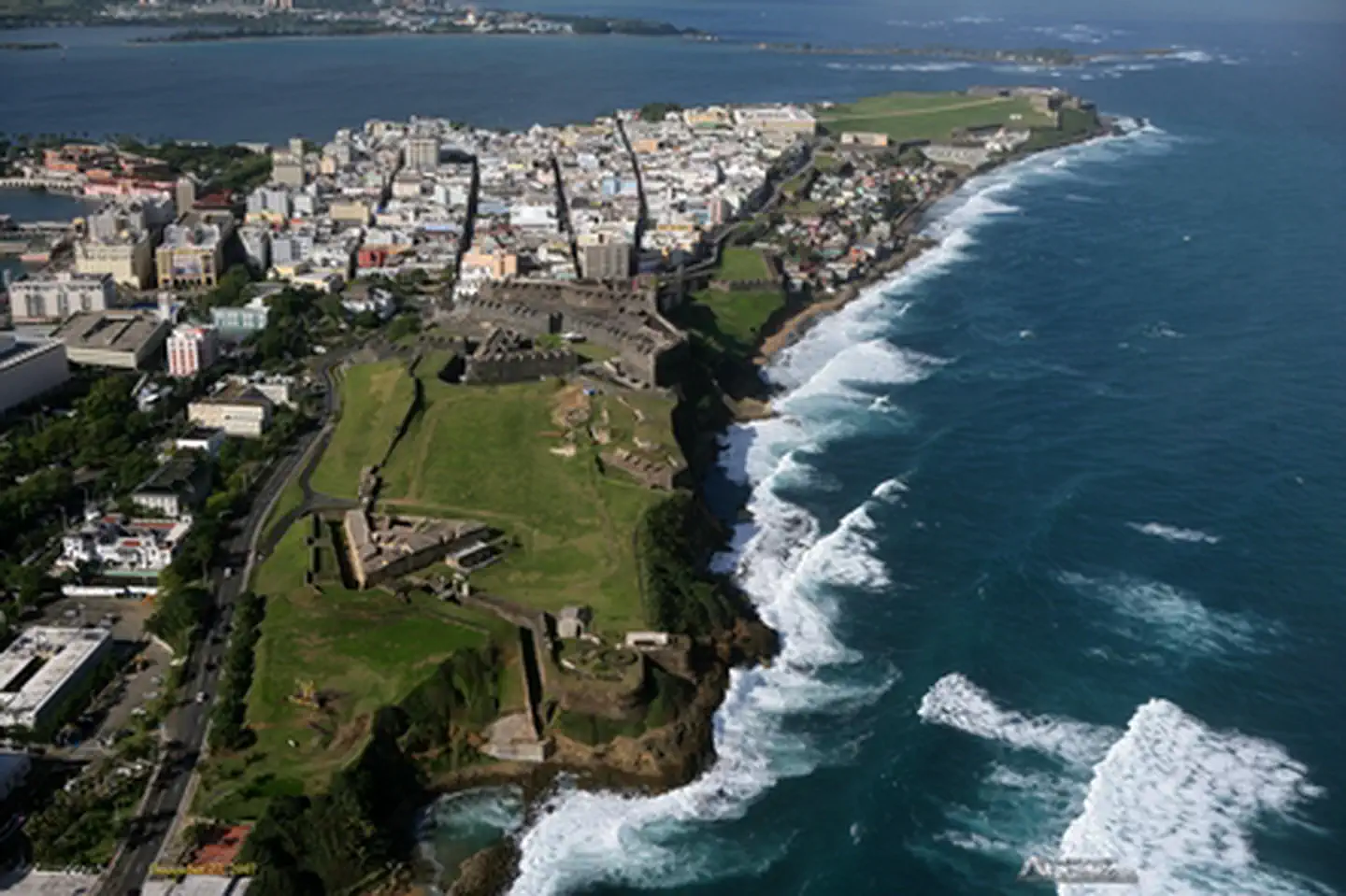 San Juan National Historic Site — Castillo San Cristobal Aereal View