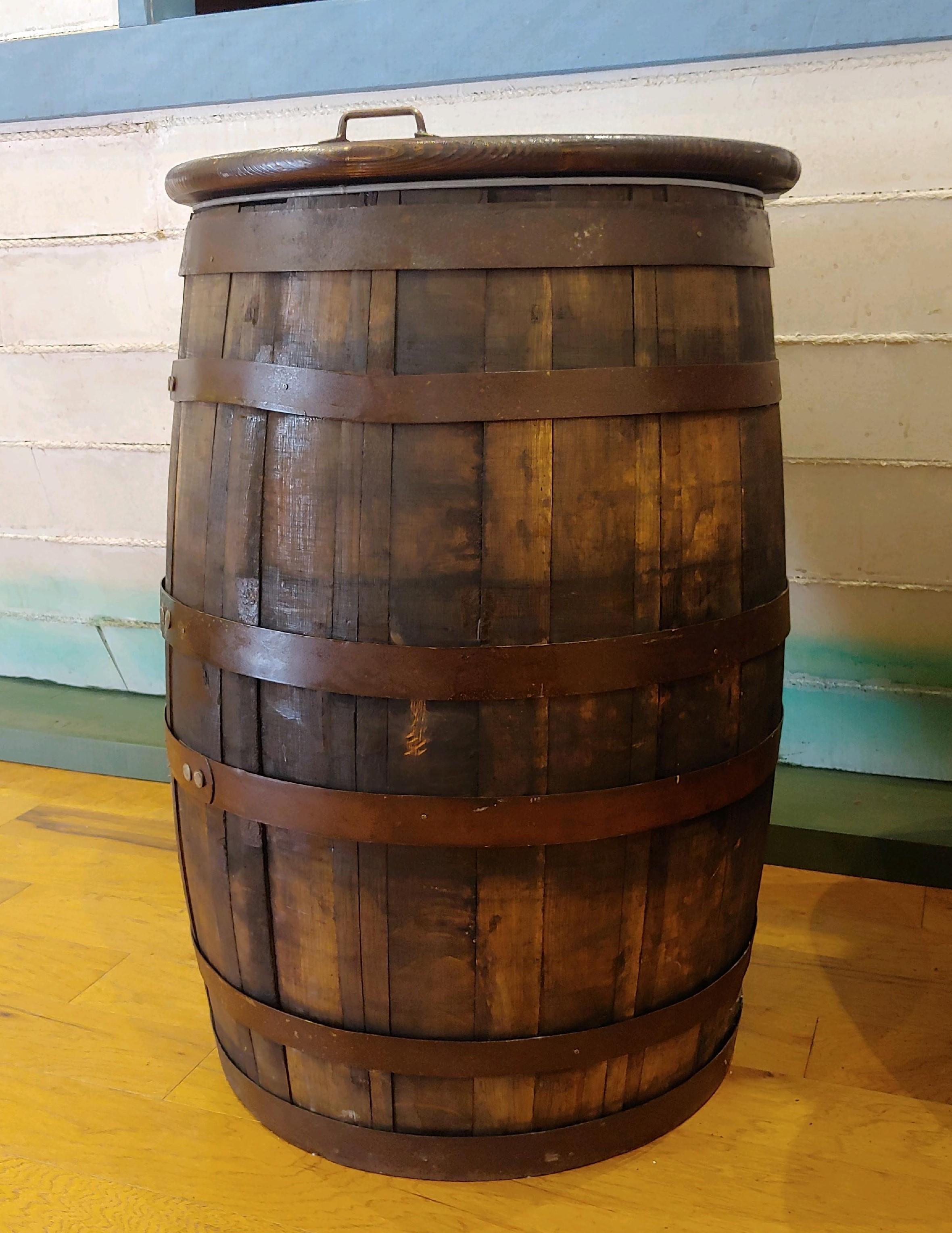 Allegheny Portage Railroad National Historic Site — Barrels and crates in the Visitor Center show items that traveled on the Main Line Canal.