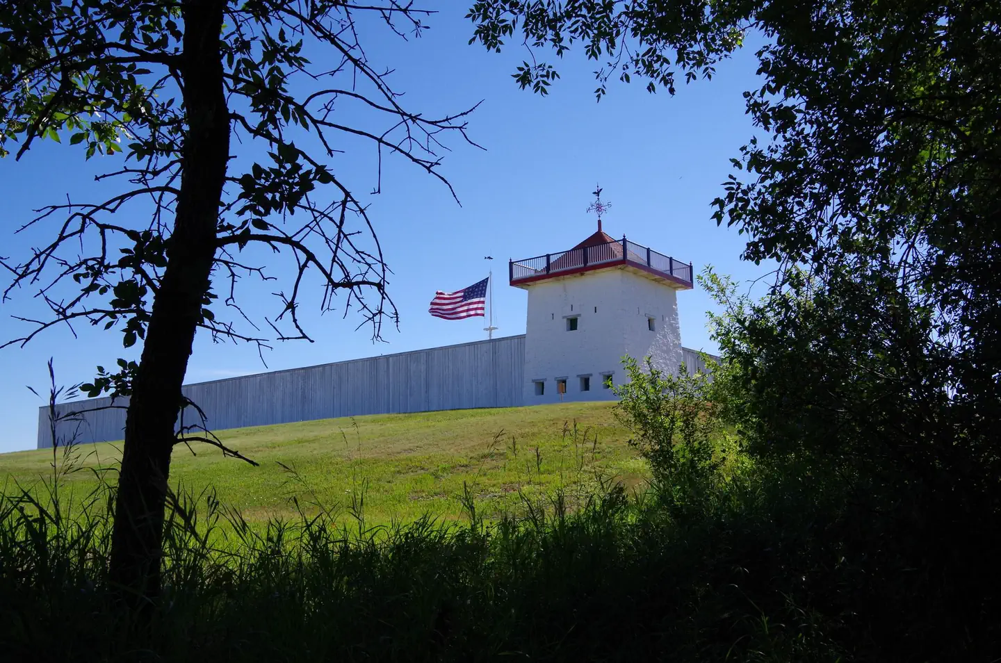 Fort Union Trading Post National Historic Site — River View of Fort Union