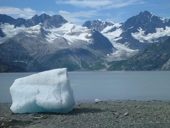 Glacier Bay National Park & Preserve — Iceberg on the shore